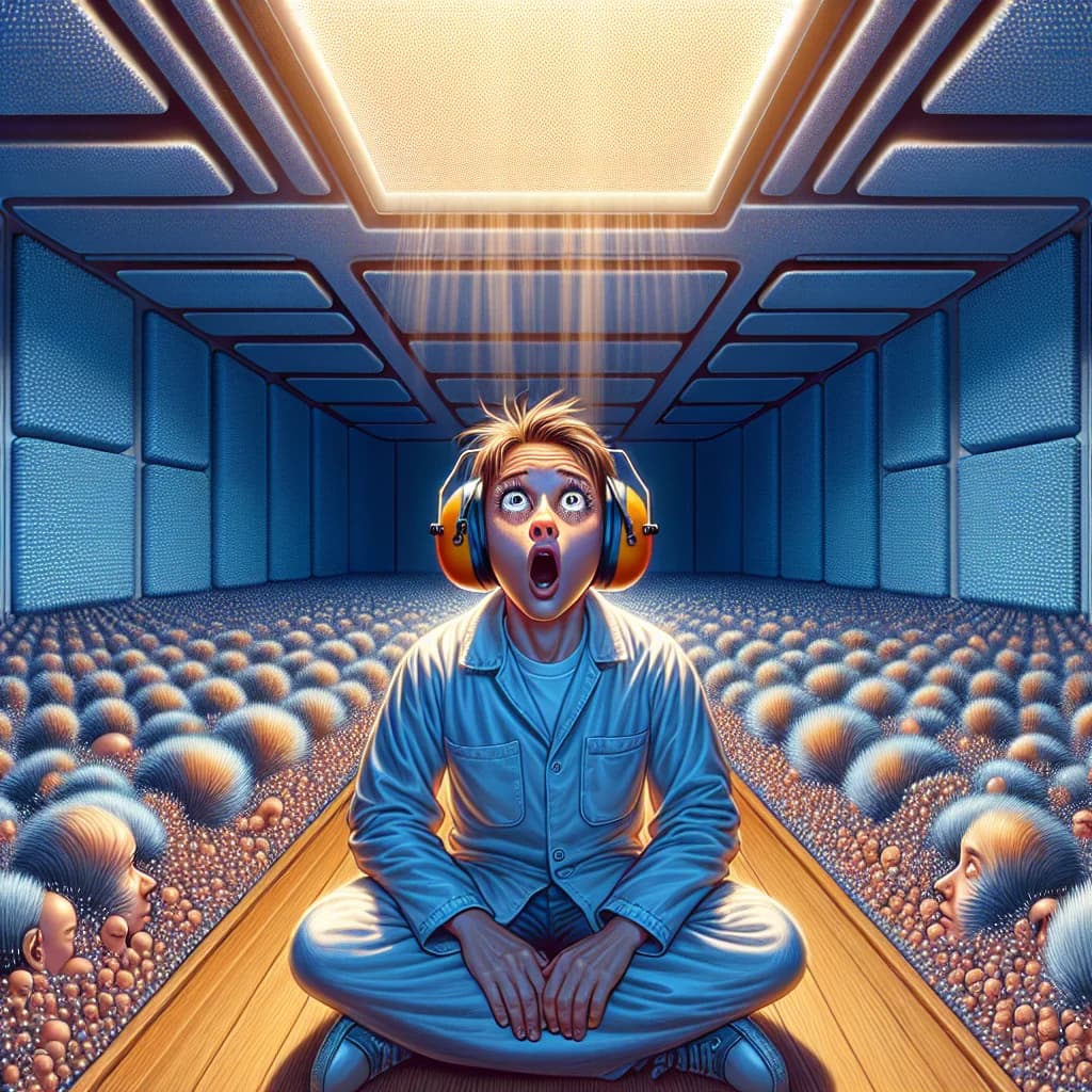 Why would sitting in the quietest room on Earth allow you to hear your own eyeballs moving?