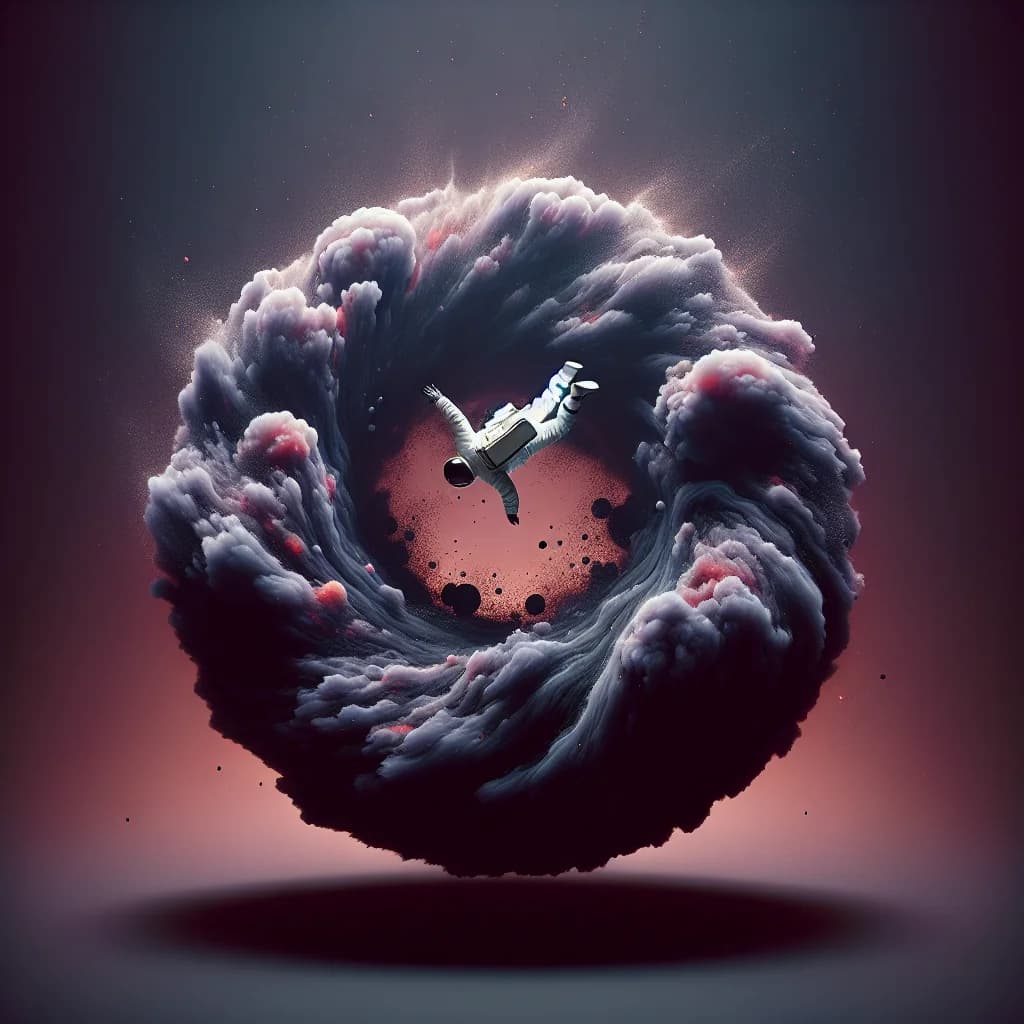 Why would you fall straight through a planet made of dark matter instead of landing on its surface?