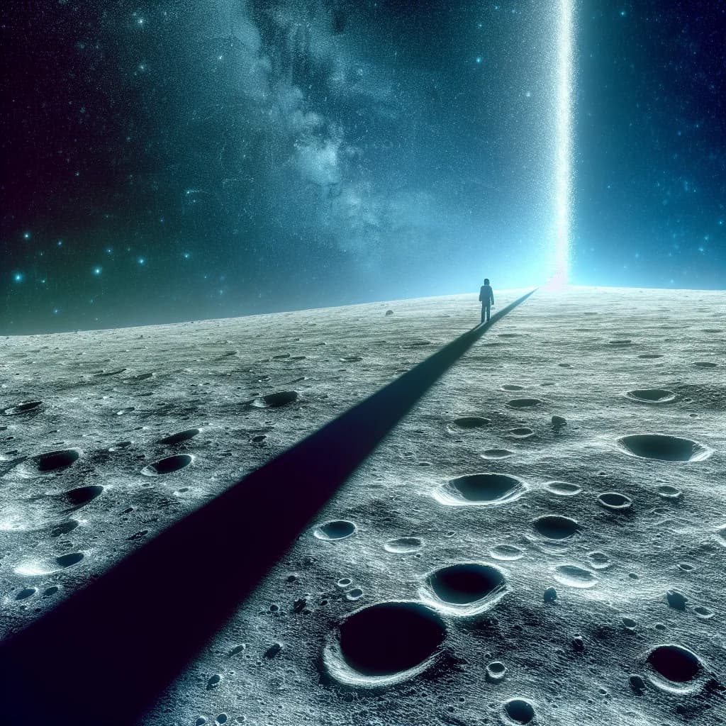 Why would your shadow travel faster than light if cast across the surface of the Moon?