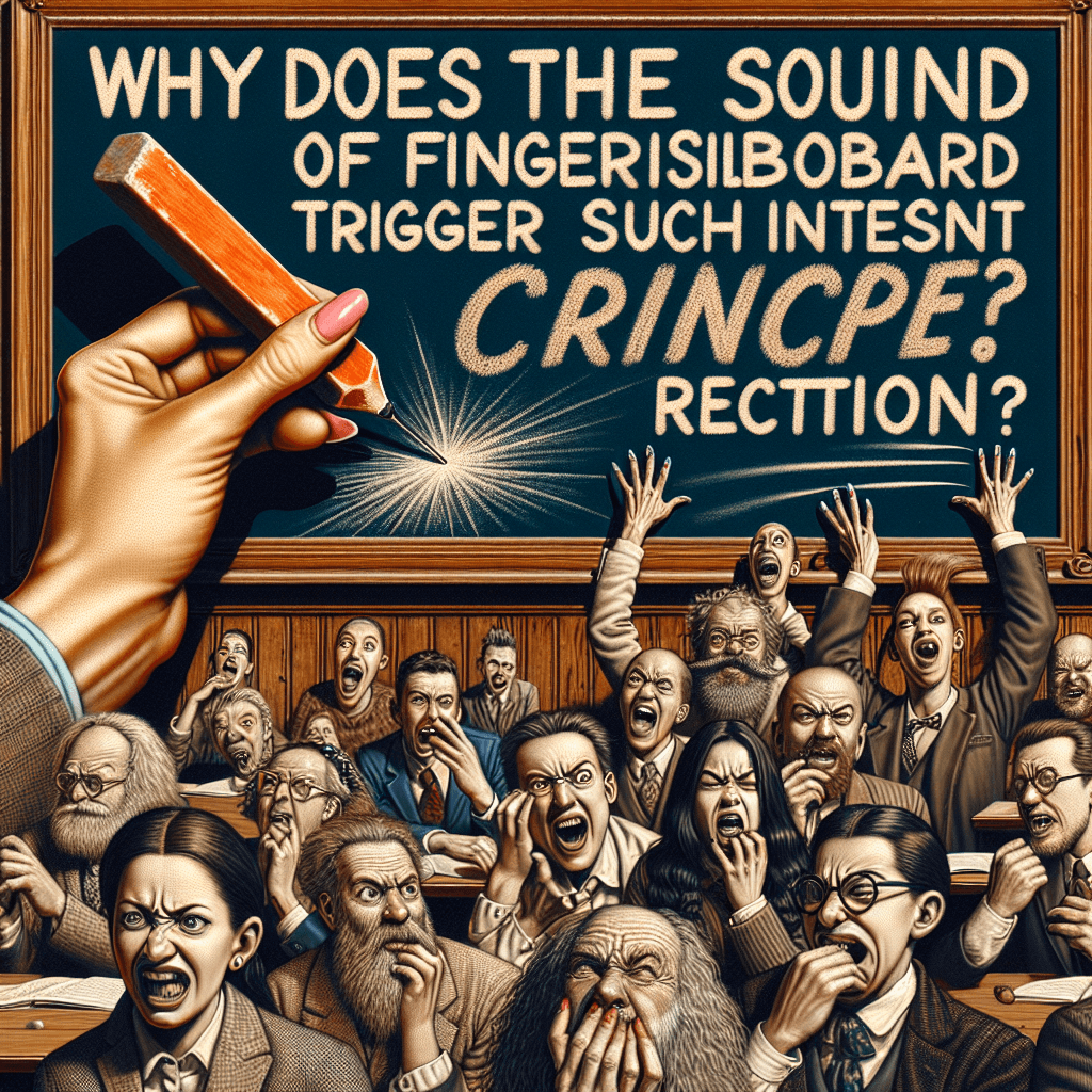 Shivers Down Your Spine: Why Fingernails on a Chalkboard Makes You Cringe