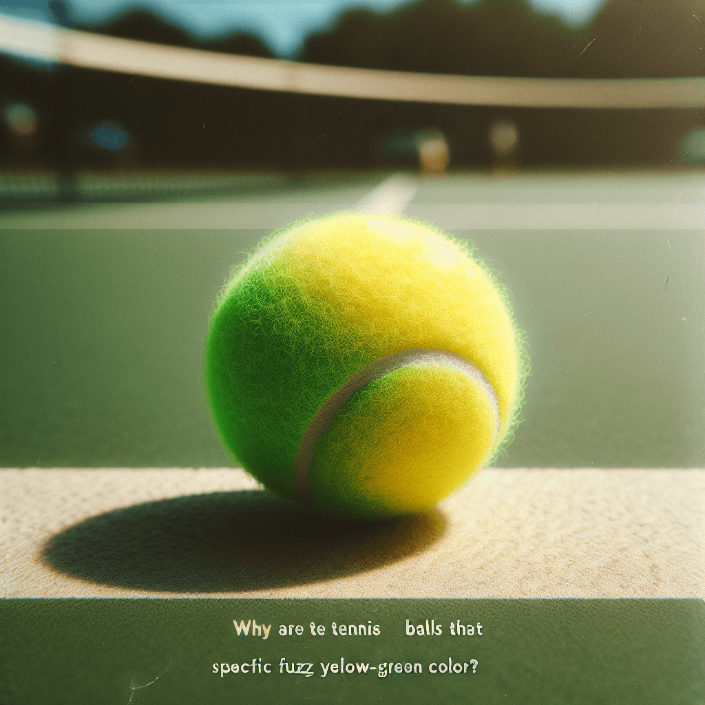 Game, Set, Match: Why Are Tennis Balls That Specific Fuzzy Yellow-Green Color?