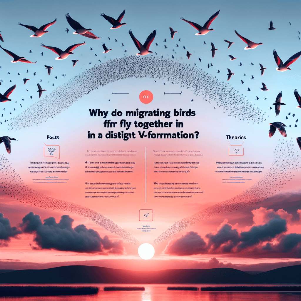 The Science Behind the Spectacle: Why Do Migrating Birds Fly in a V-Formation?