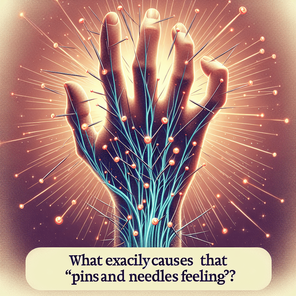 Unraveling the Mystery: What Exactly Causes That Tingly 'Pins and Needles' Feeling?