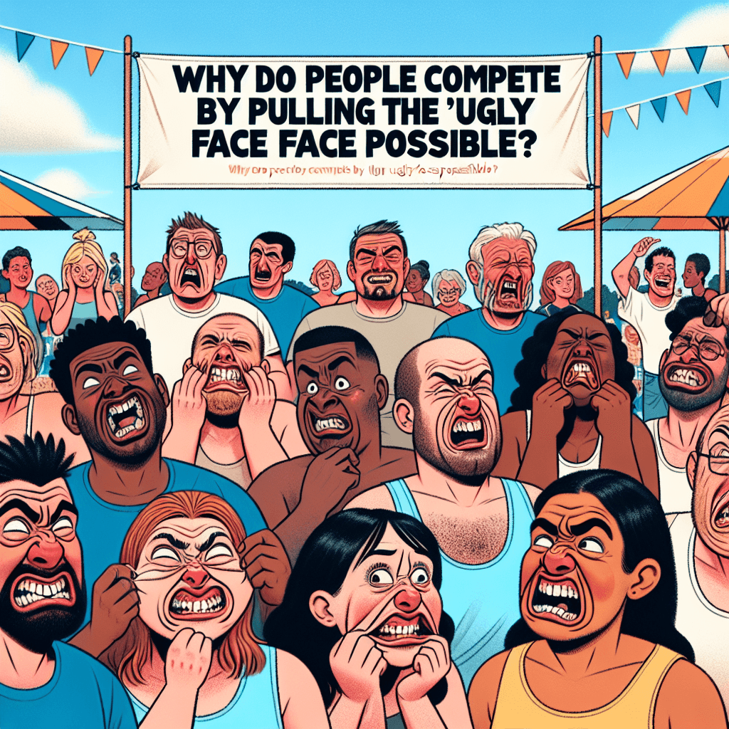 Twisted Faces, Timeless Fun: Why People Compete by Pulling the Ugliest Faces