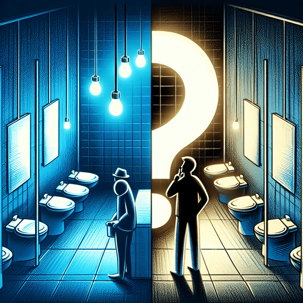 The Eerie Glow: Uncovering the Real Reason for Blue Lights in Public Toilets