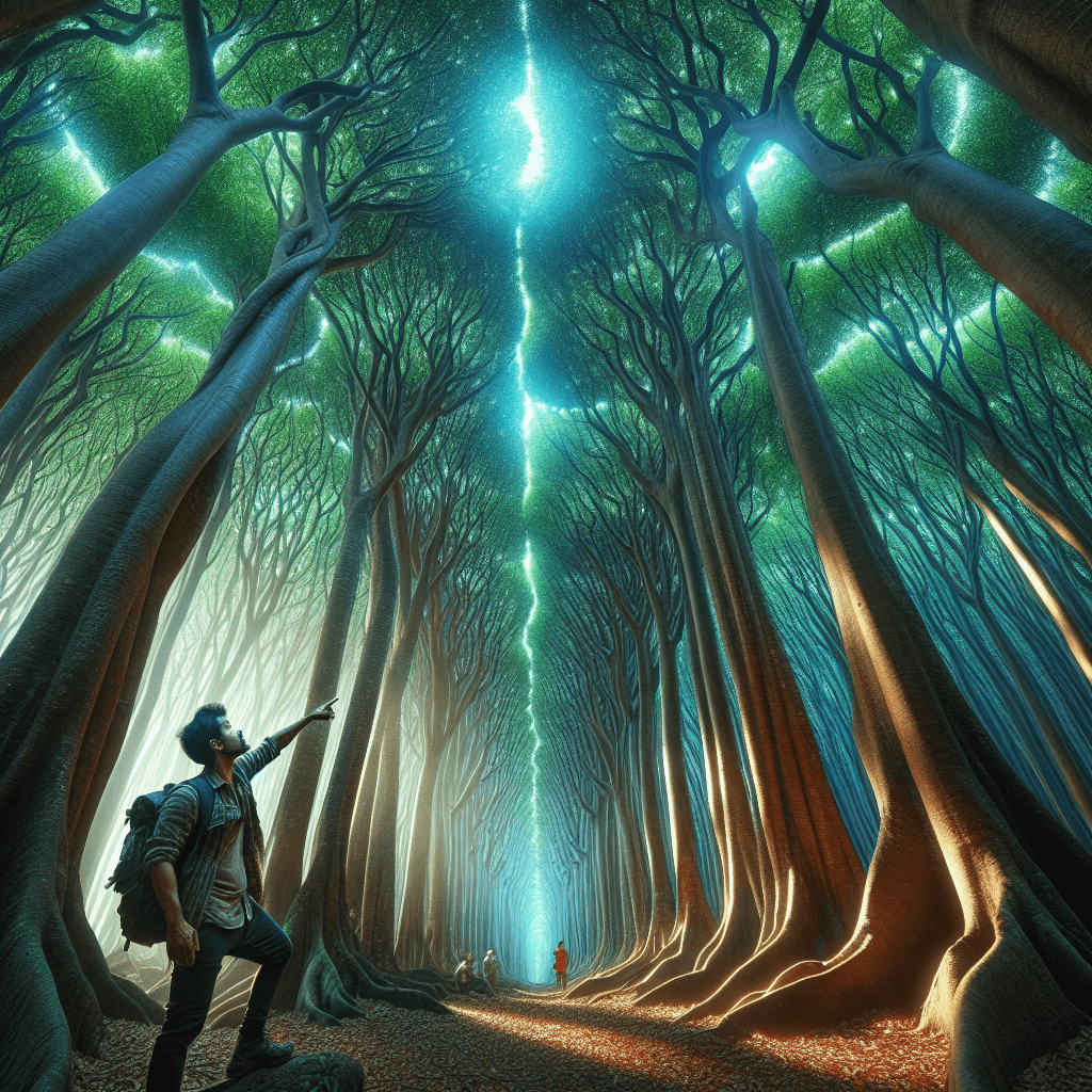 Nature's Personal Space: Why Do Some Tall Tree Canopies Seem to Politely Avoid Touching Each Other?