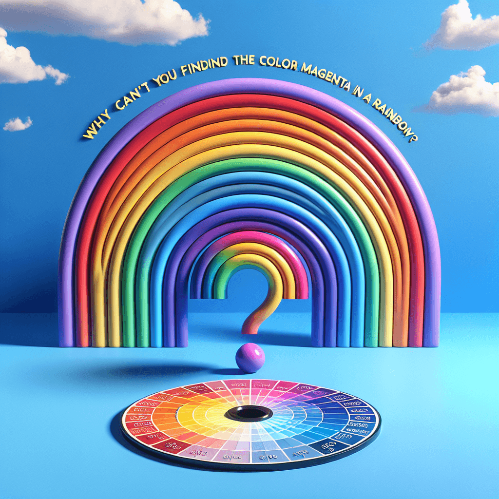 Rainbow's Missing Hue: Why Can't You Find the Color Magenta in a Rainbow?