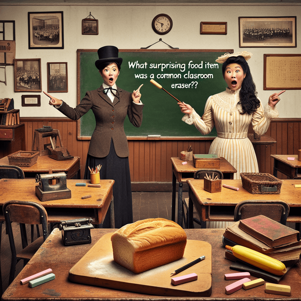From Loaf to Learning: What Surprising Food Item Was Once a Common Classroom Eraser?