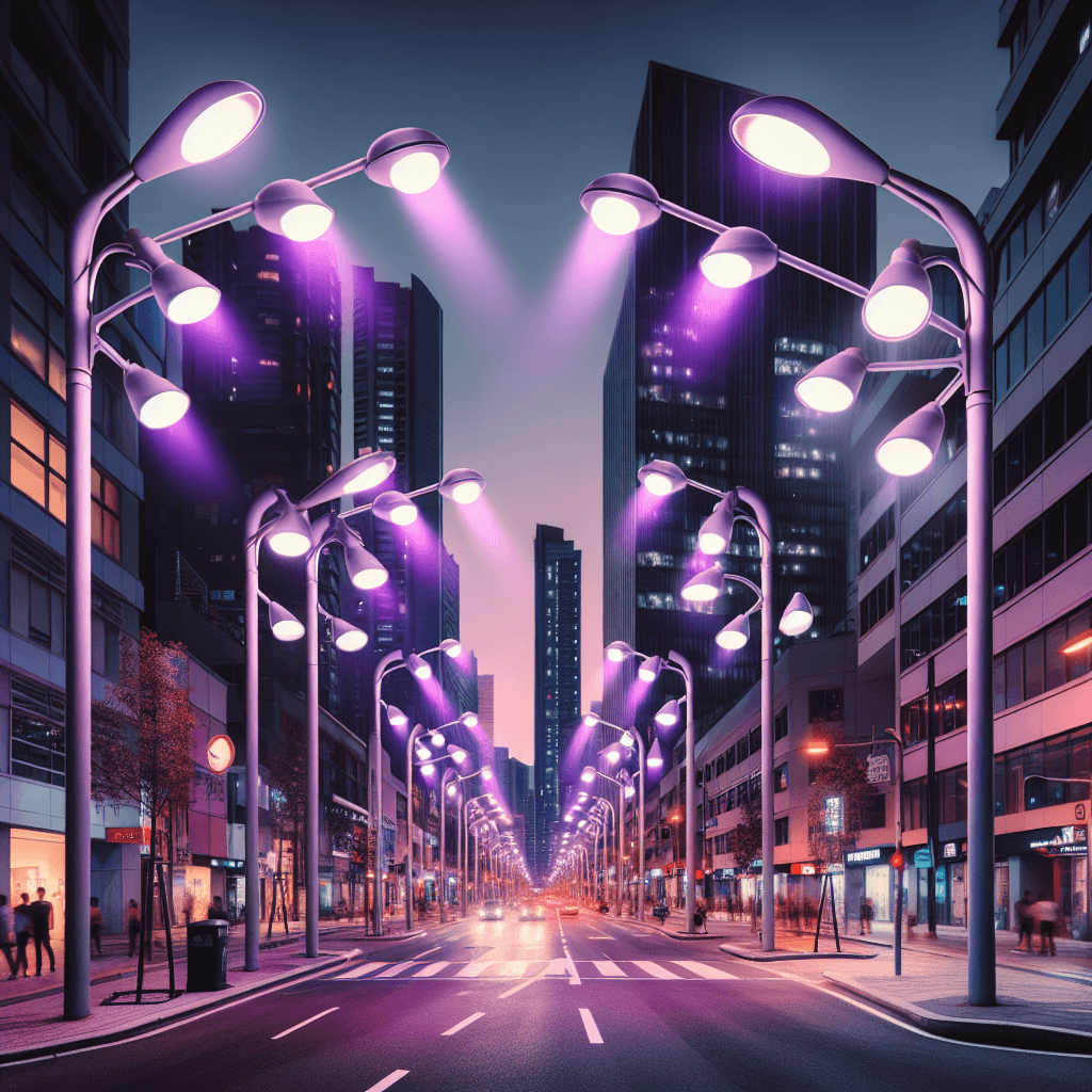Why are modern streetlights across the world suddenly glowing purple?