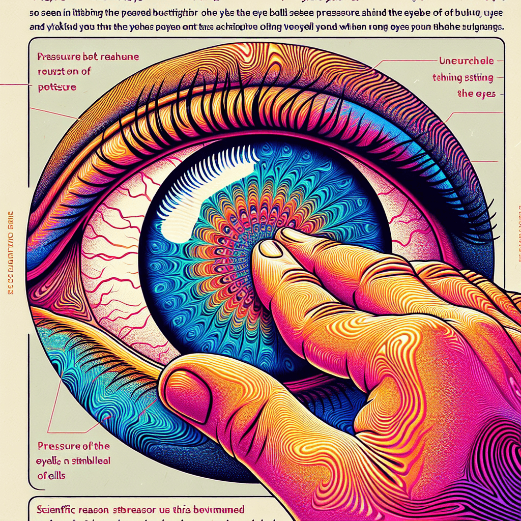 Why does rubbing your eyes make you see colorful, shifting patterns?