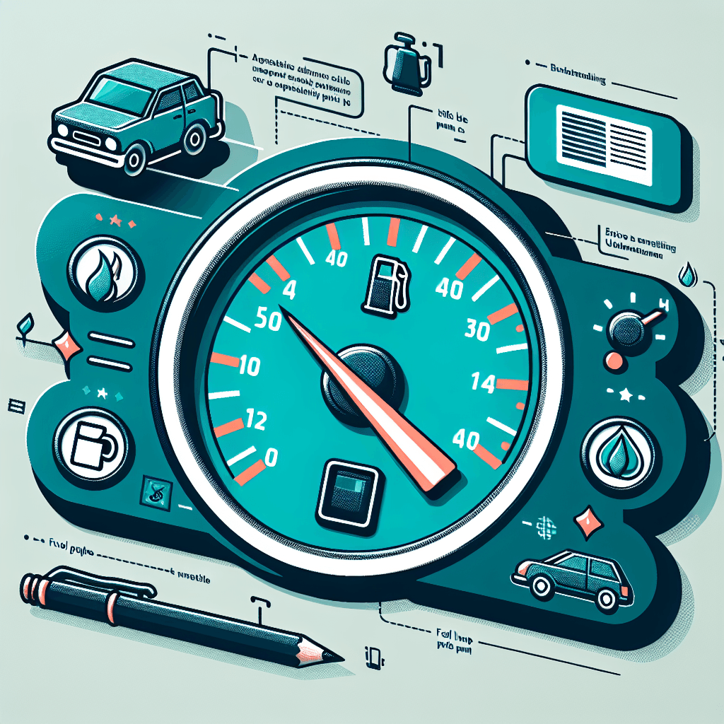 What is the purpose of that little arrow on your car's fuel gauge?