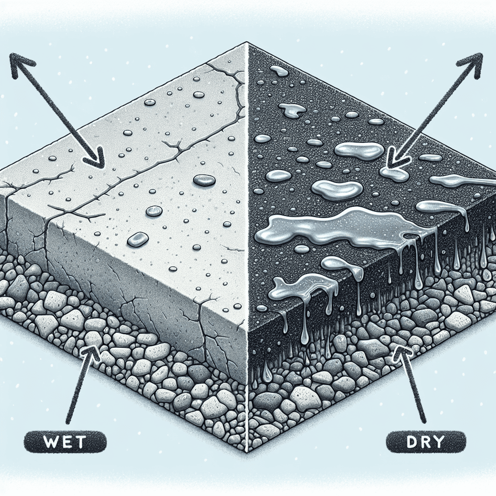 Why does a wet surface always appear darker than when it is dry?