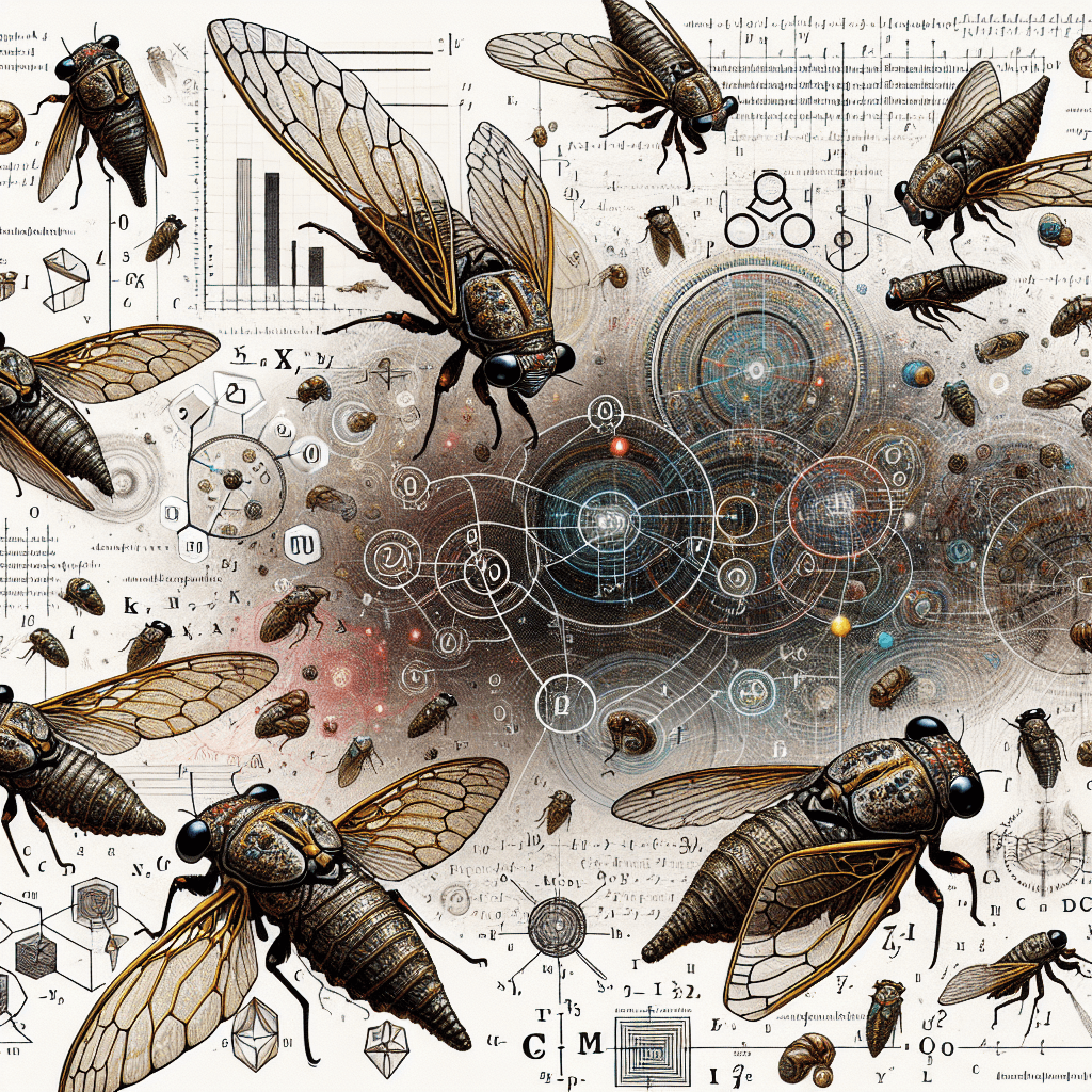 How do swarms of cicadas use prime numbers to survive?