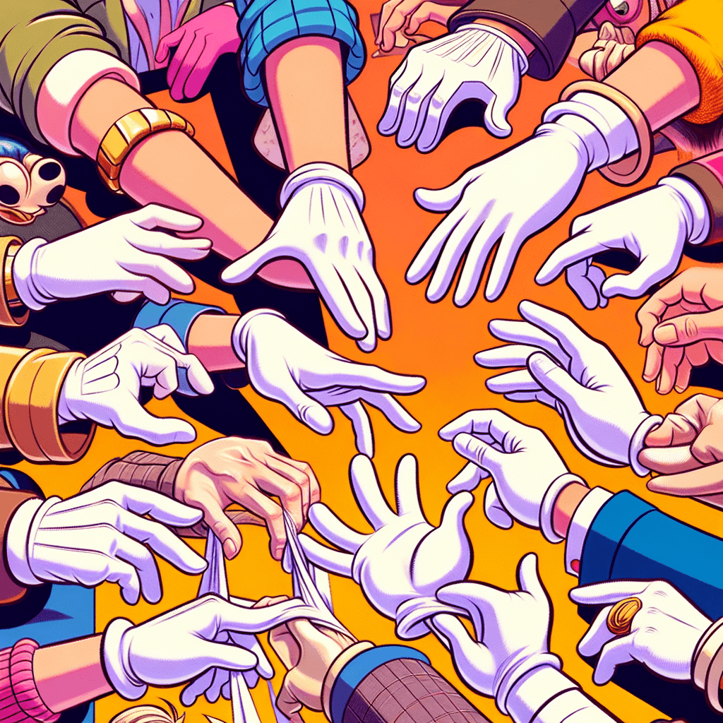 Why do so many classic cartoon characters wear white gloves?