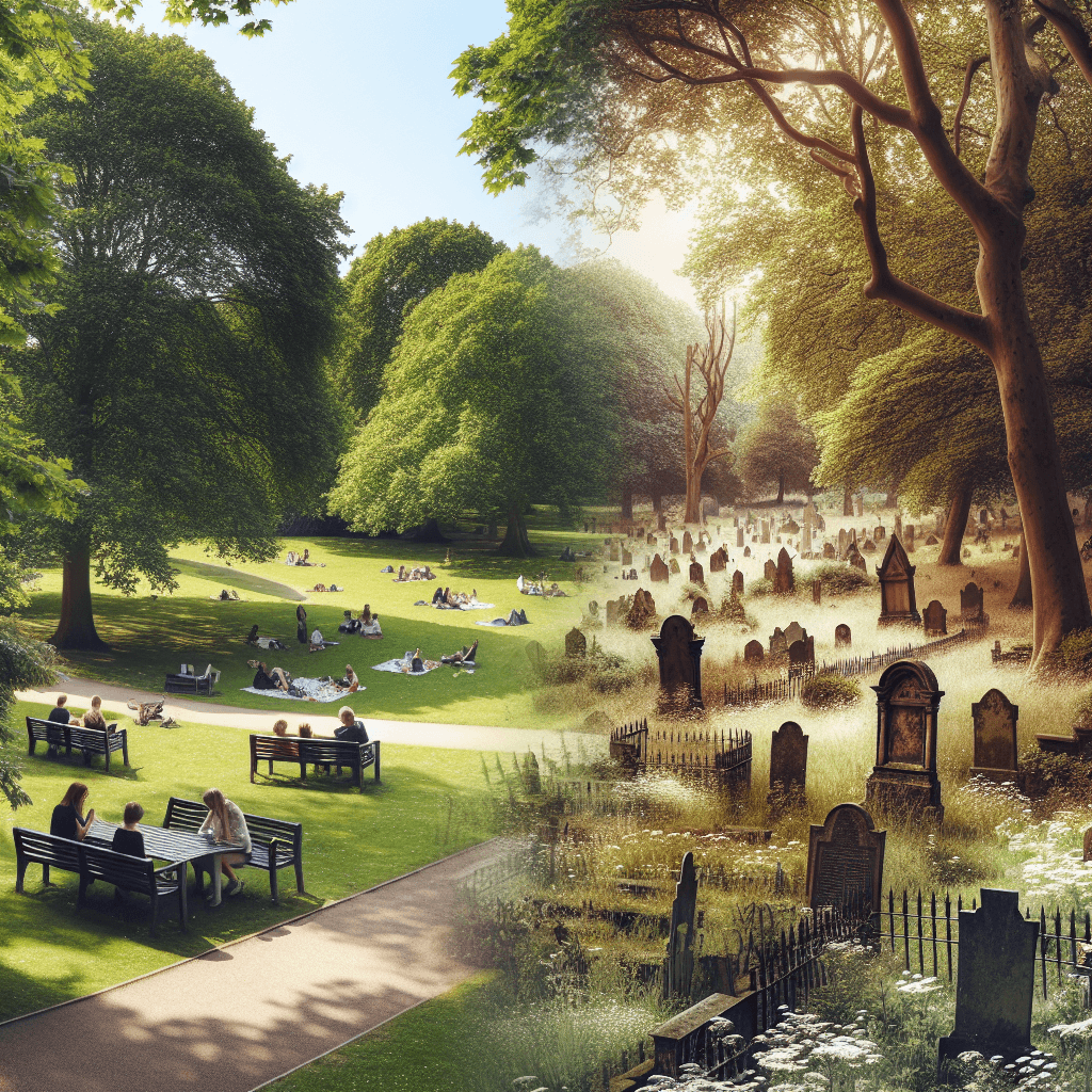 Why do some of our most peaceful parks hide forgotten graveyards beneath them?