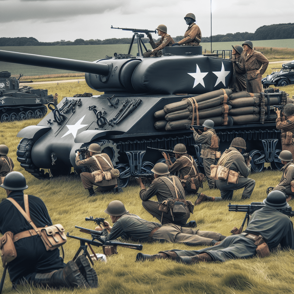 Why did the US Army once command a ghost army of inflatable tanks?