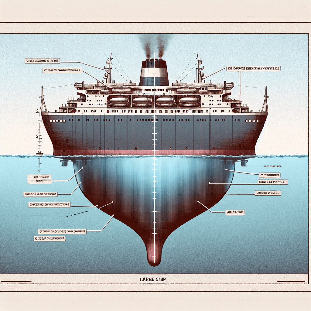 Why do many large ships have a bulbous nose below the waterline?