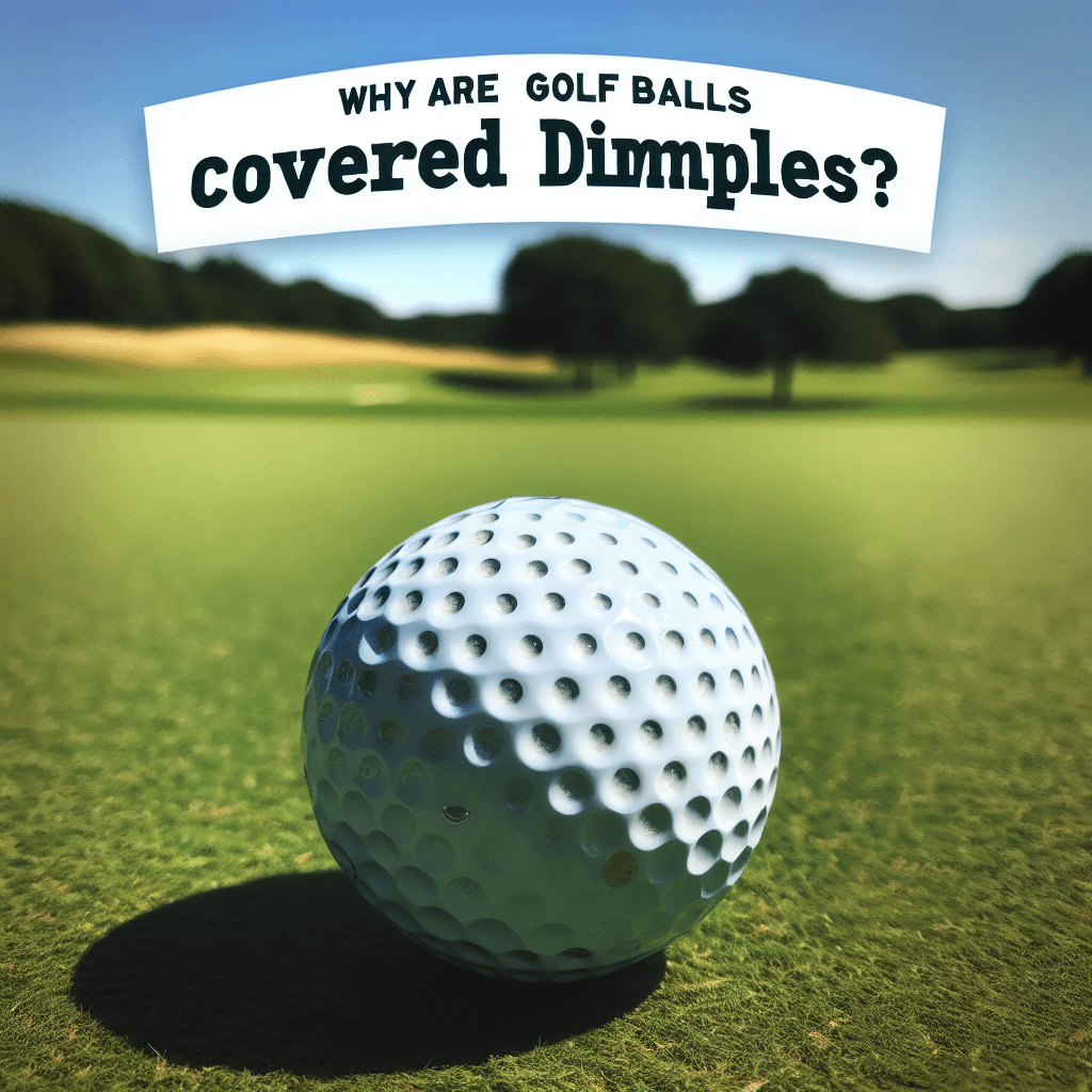 Why are golf balls covered in dimples?
