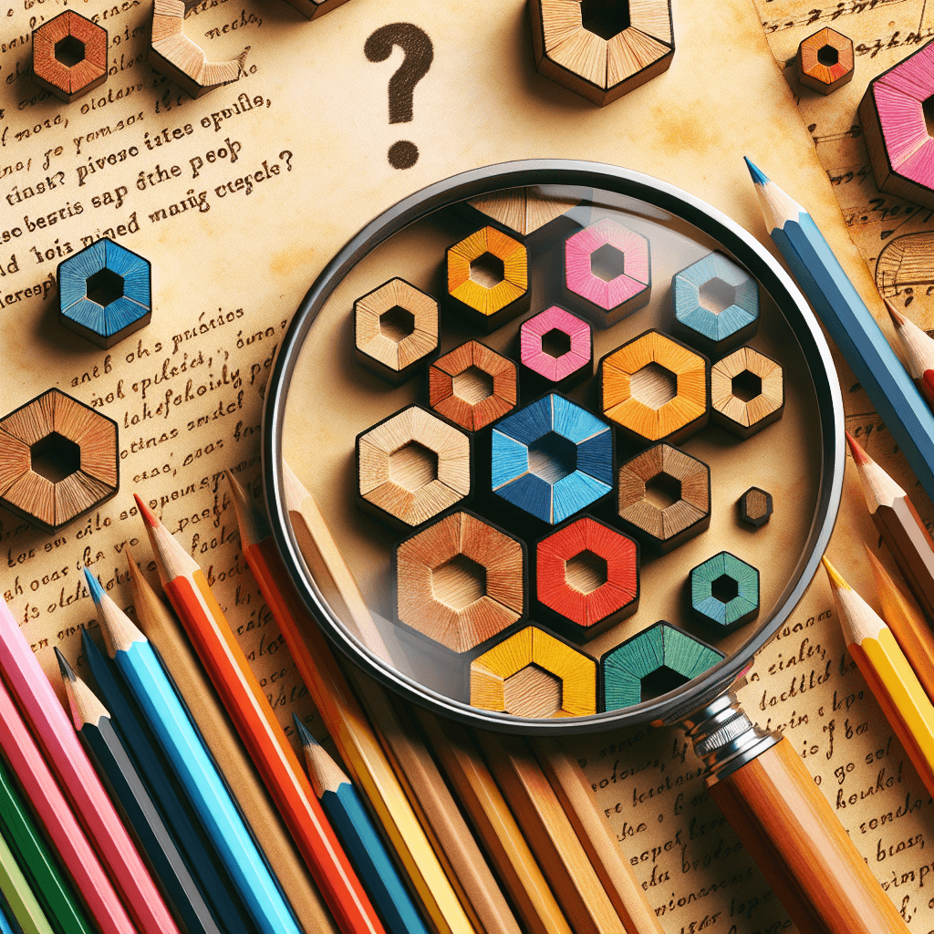 Why are most pencils hexagonal instead of round?