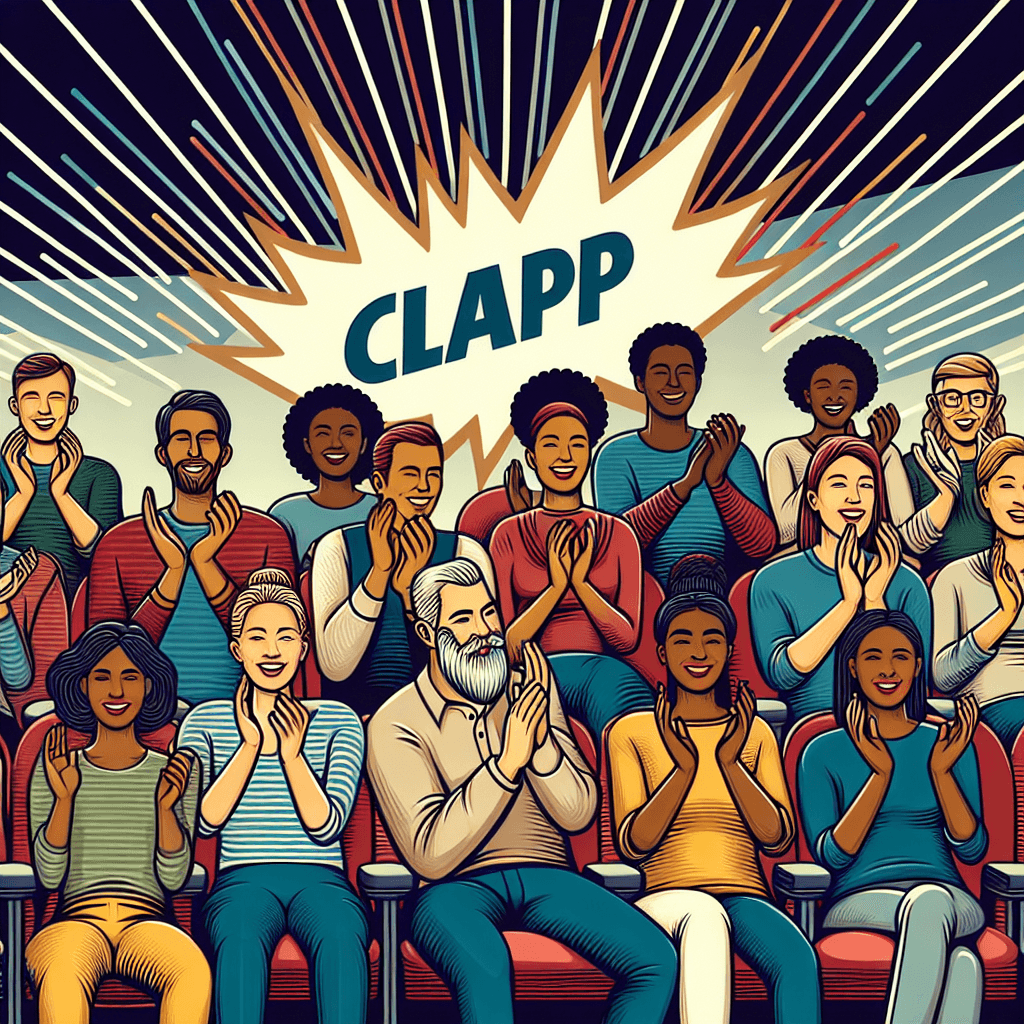 Why do we clap our hands together to show approval?