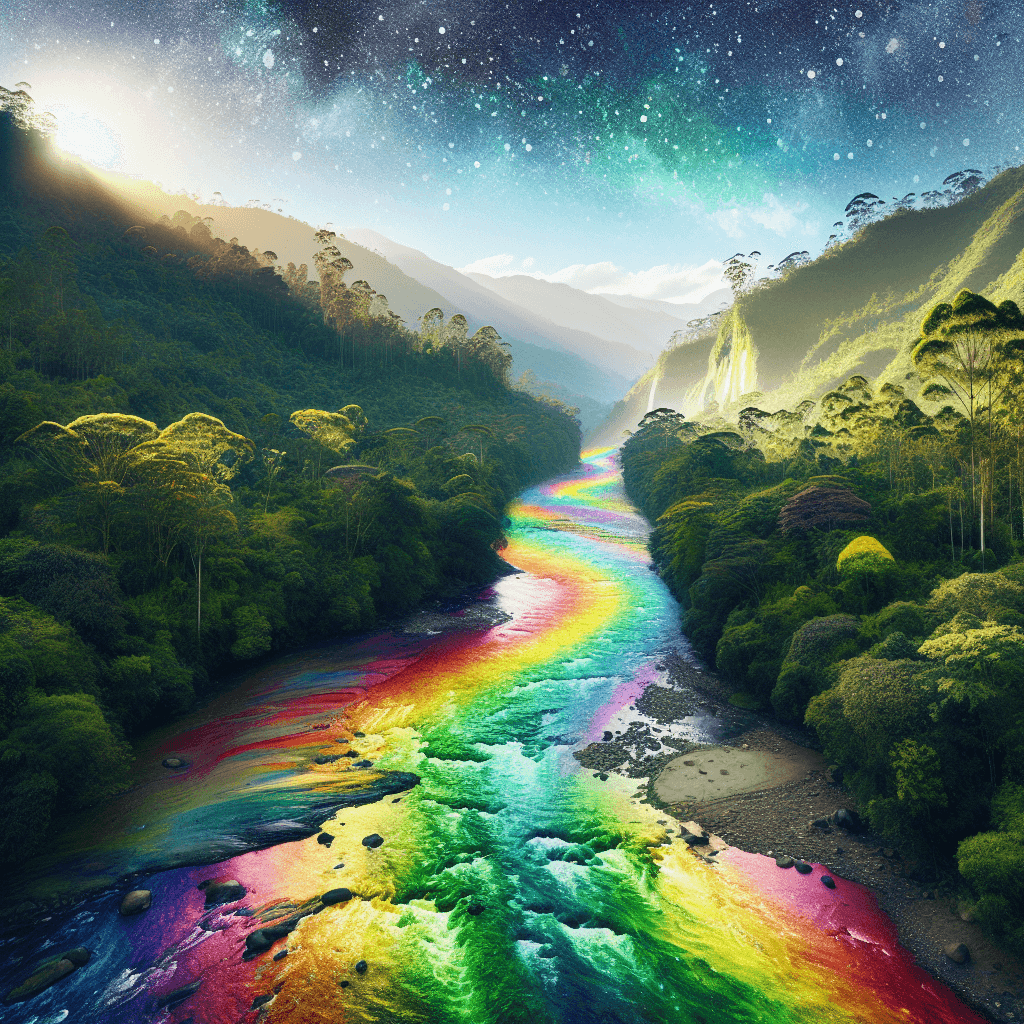 Why does a river in Colombia turn into a liquid rainbow every year?