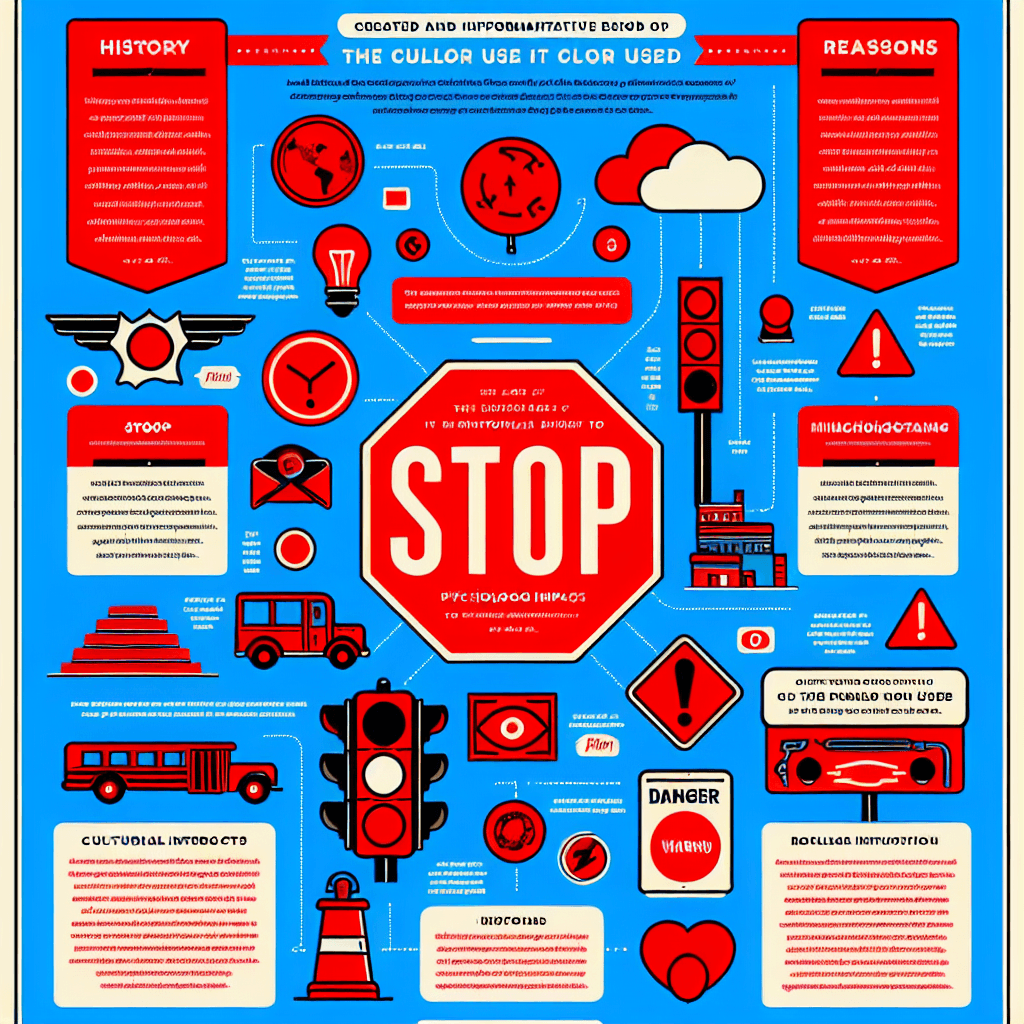 Why is the color red almost universally used to mean stop, danger, or warning?