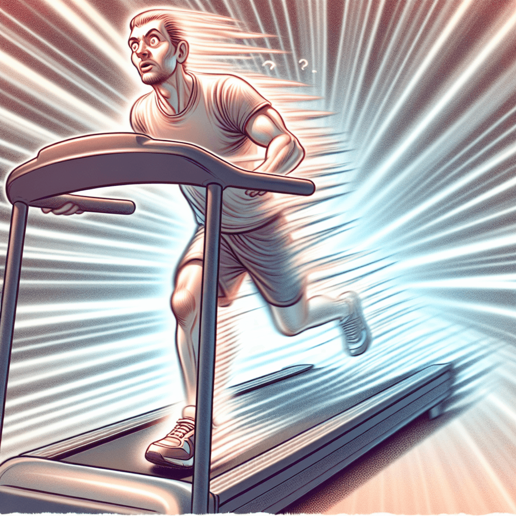 Why do you feel like you're still moving after getting off a treadmill?