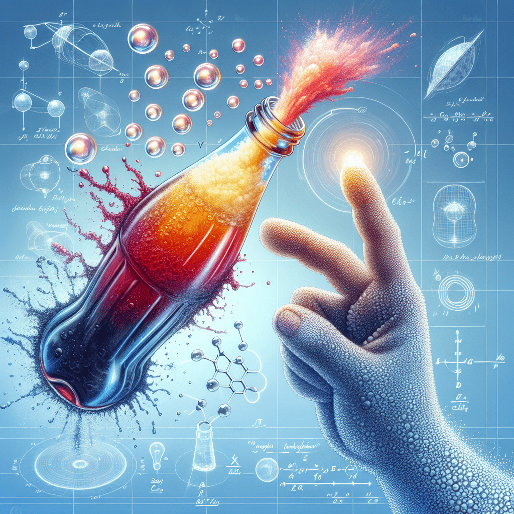 Why can tapping a fizzy drink bottle instantly trigger a foam eruption?