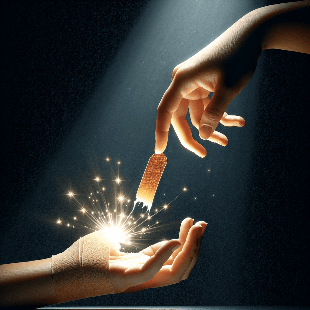 Why does peeling a sticky bandage in the dark sometimes create a flash of light?