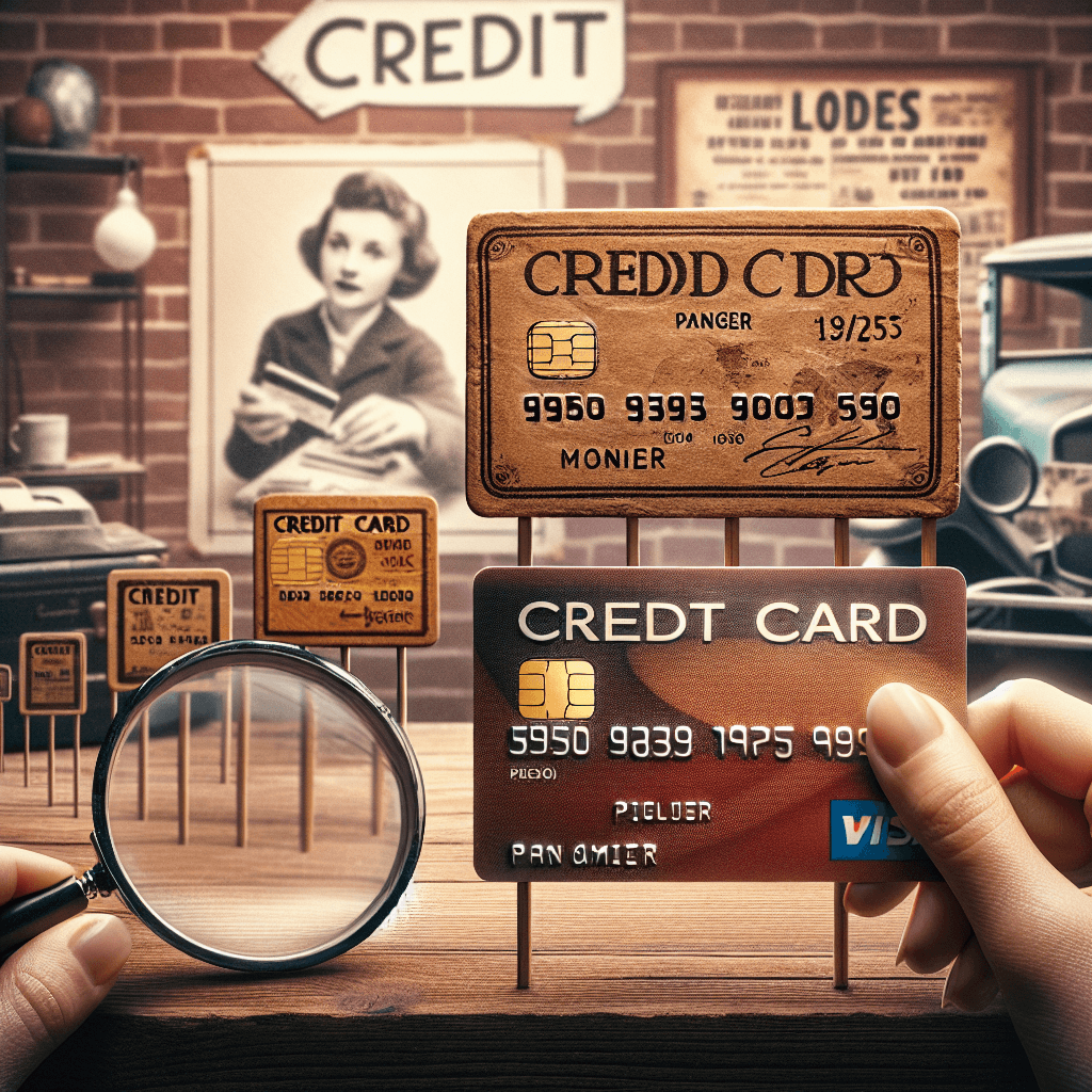 Why were the very first credit cards actually made out of cardboard?