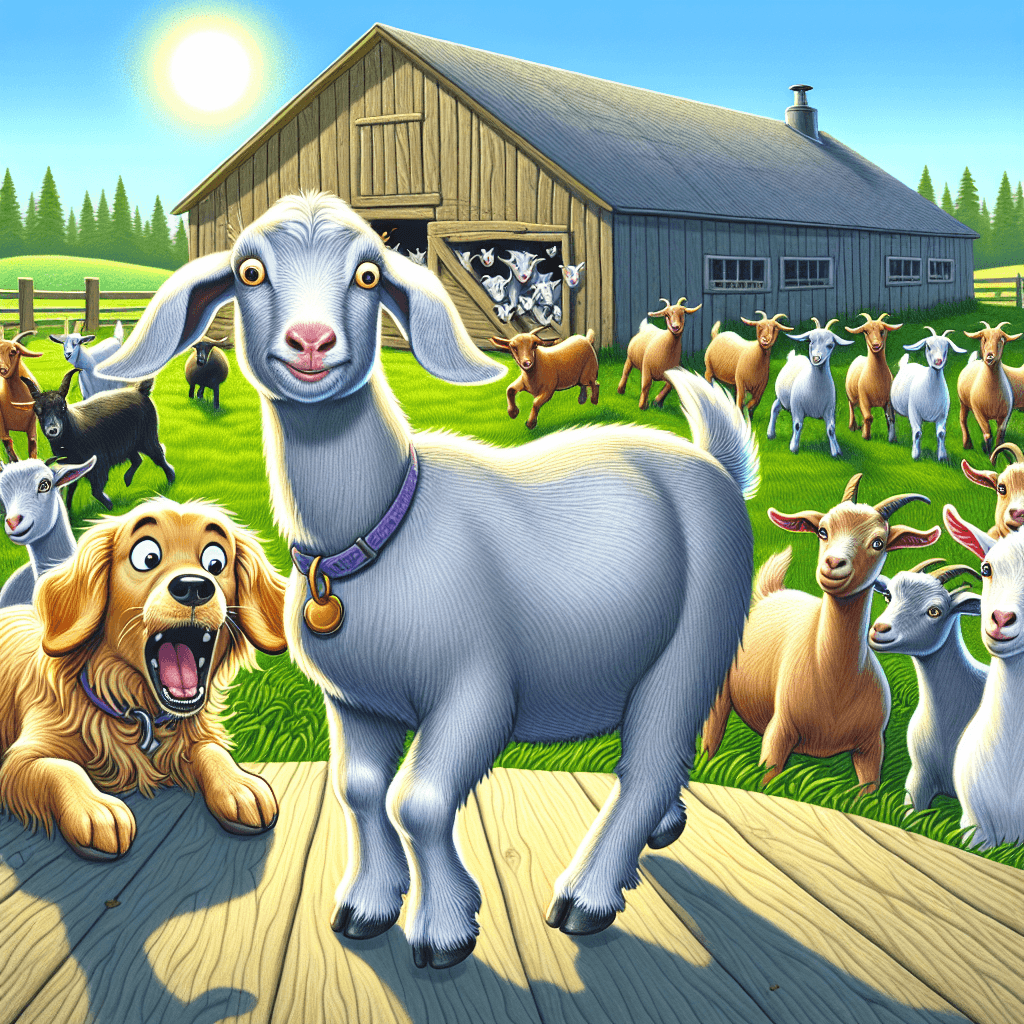 Why do some goats completely freeze up and fall over when startled?