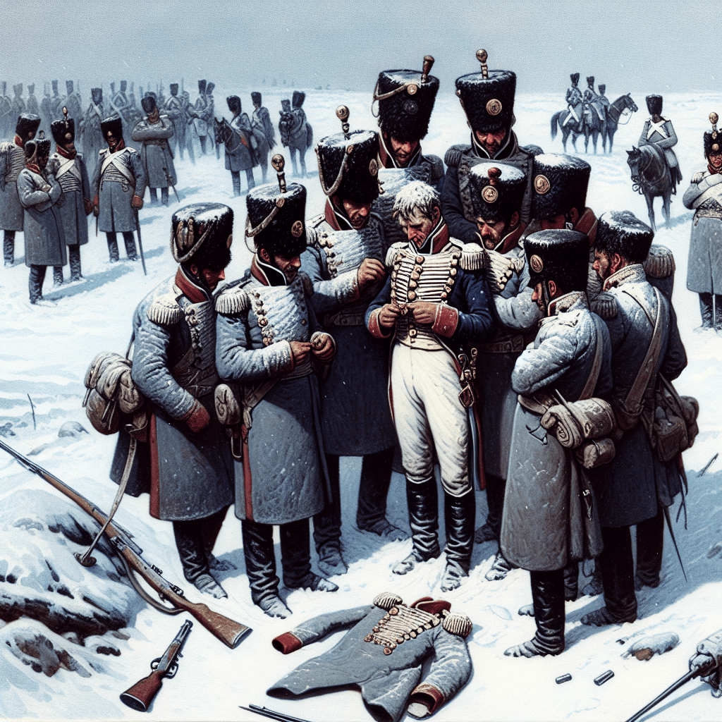Why did Napoleon's soldiers' buttons turn to dust in the freezing Russian cold?