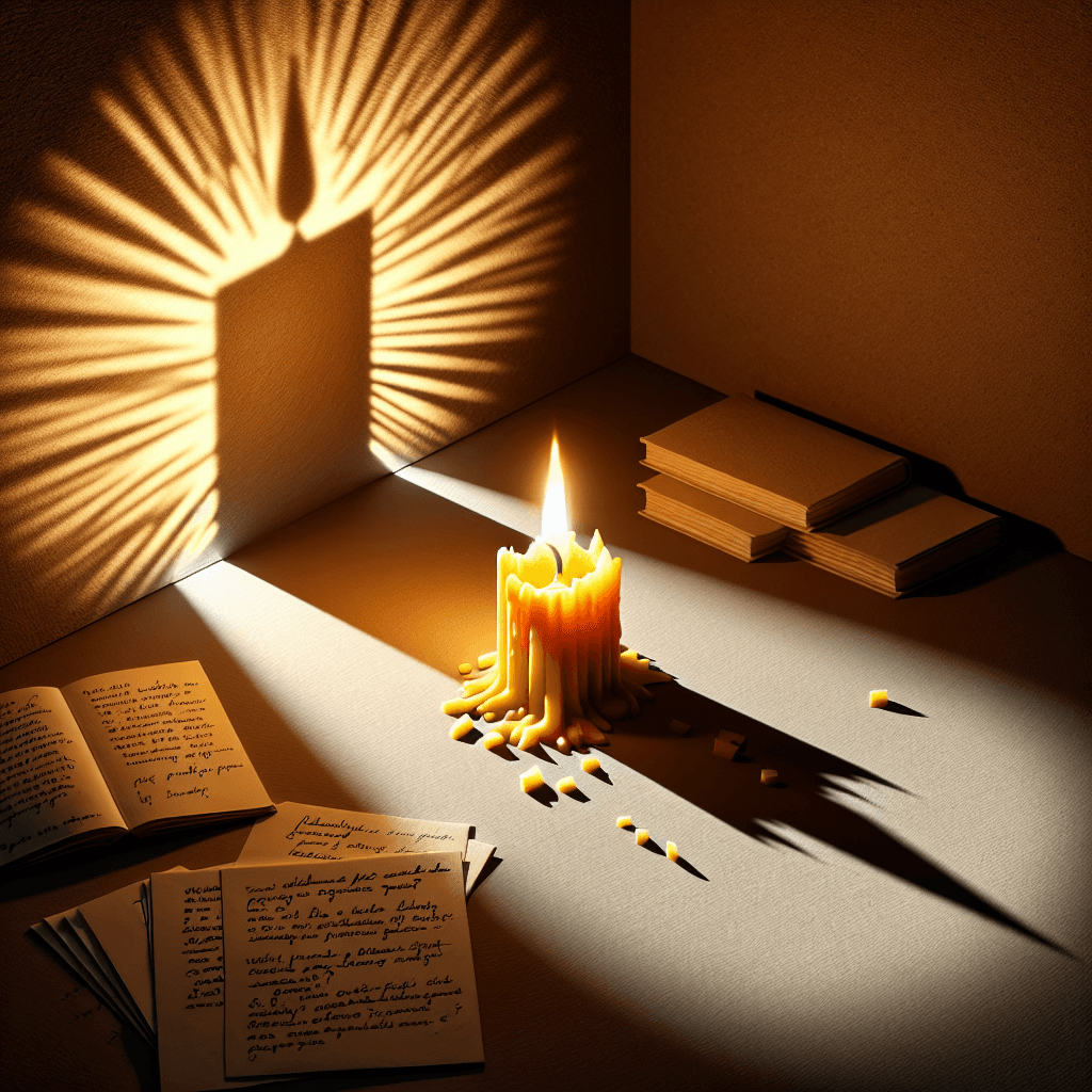 Why can a flame cast a shadow if it produces light?