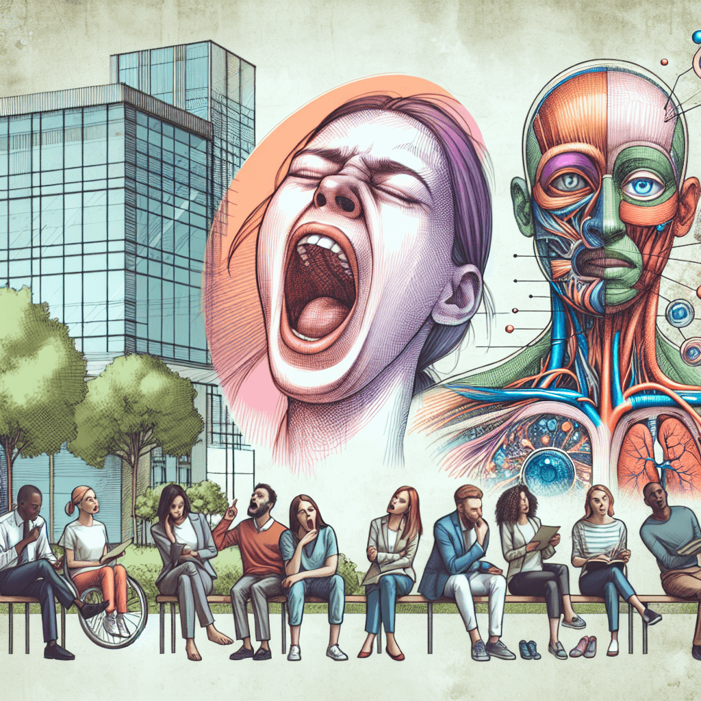 Why does a big yawn sometimes make your eyes water?