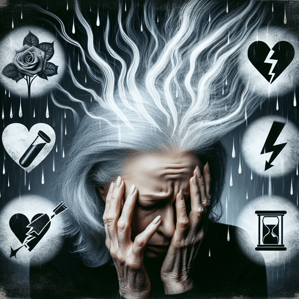 Why can extreme shock or grief supposedly turn a person's hair white overnight?