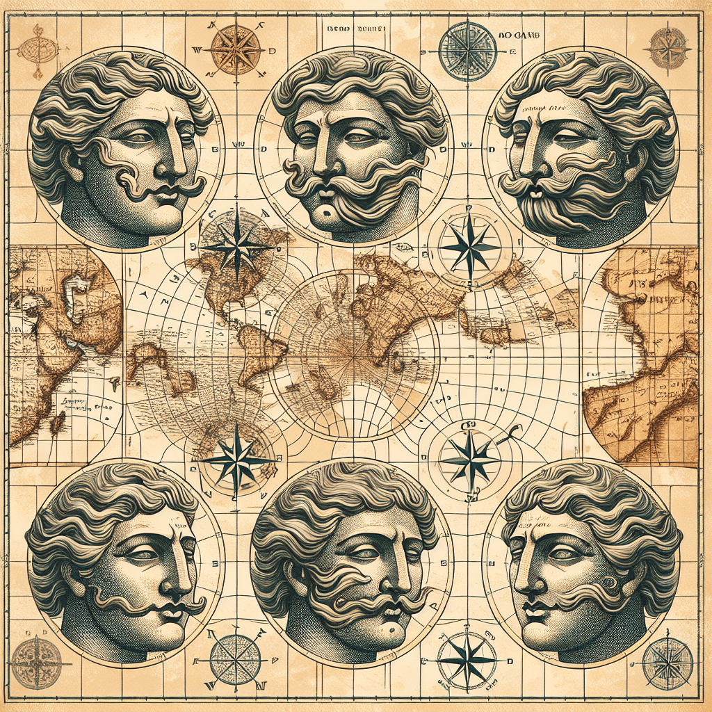 Why are the winds on old maps drawn as puffy-cheeked faces?