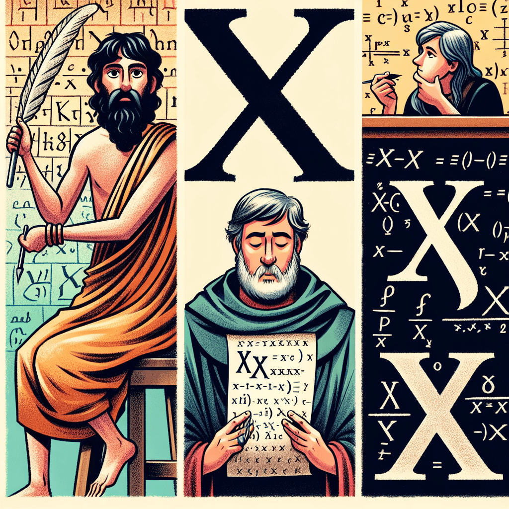 Why did the letter X become the universal symbol for the unknown?