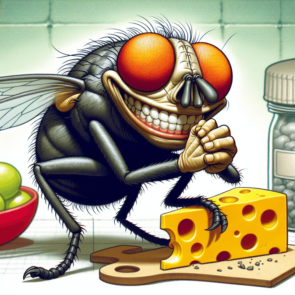 Why do flies rub their hands together like they are plotting something evil?