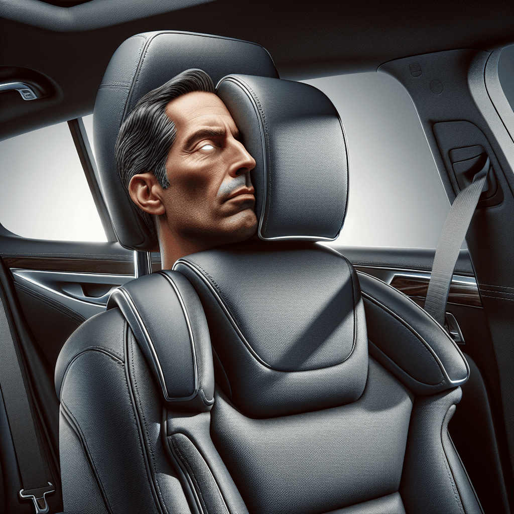 Why are modern car headrests angled so uncomfortably forward?