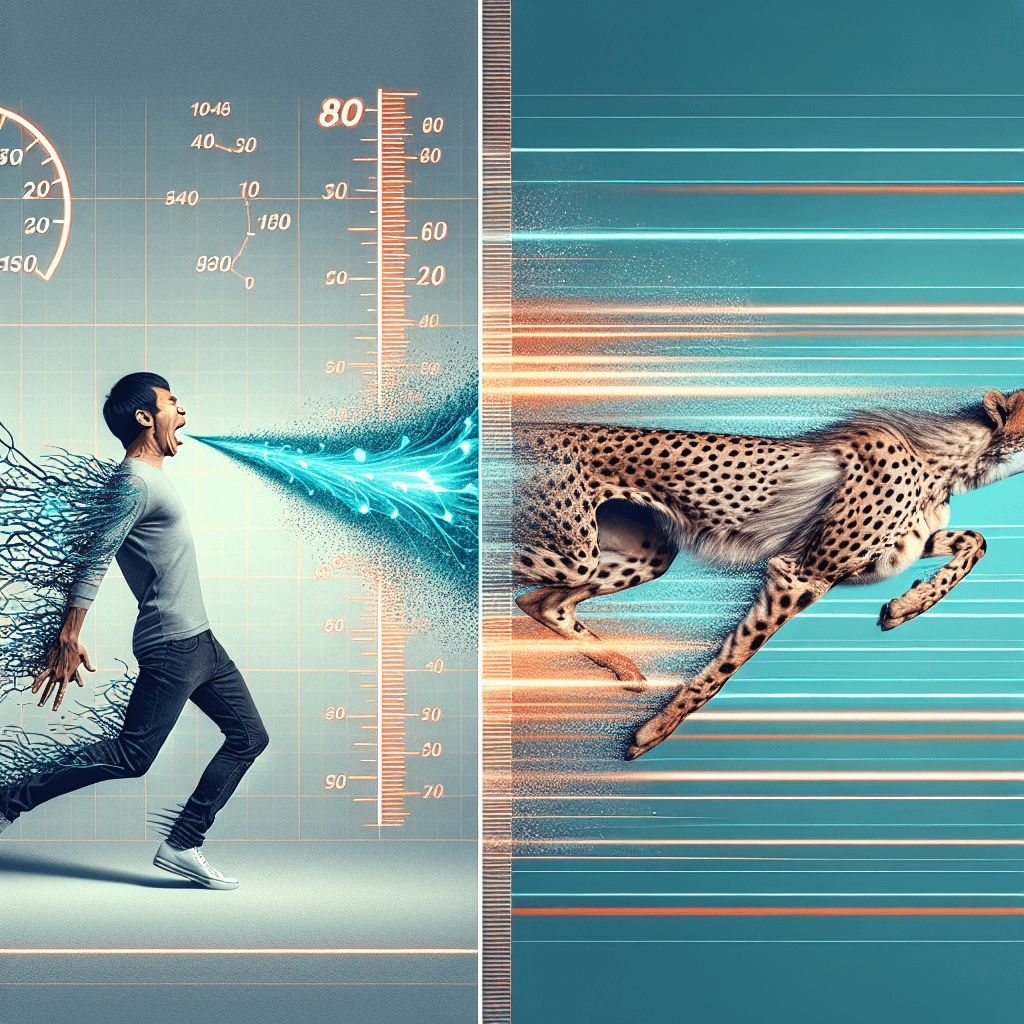 How can one person's sneeze travel faster than a cheetah can run?