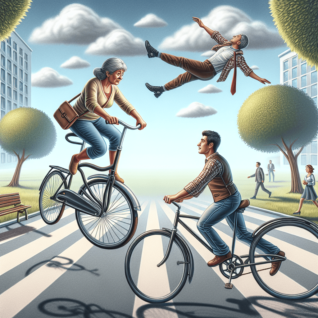 Why is it easier to balance on a moving bicycle than a stationary one?