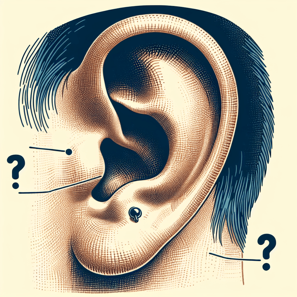 What is that small, pointy bump found on the top of some people's ears?