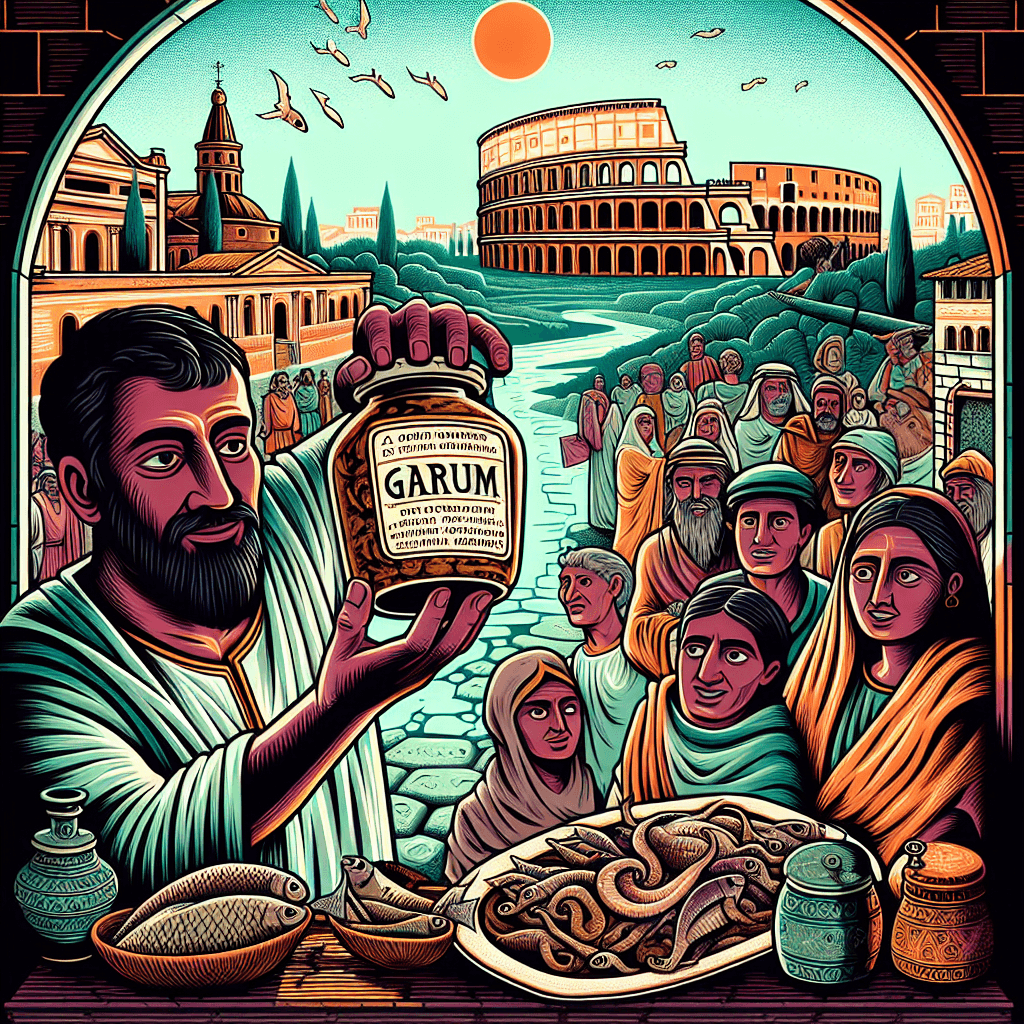 Why was a sauce made from rotting fish guts a popular delicacy in ancient Rome?