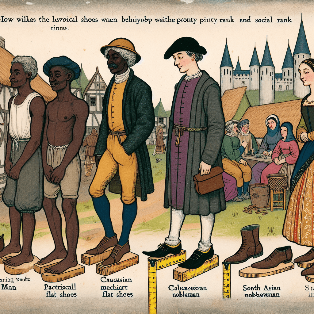 Why were medieval people's pointy shoes legally limited by their social rank?