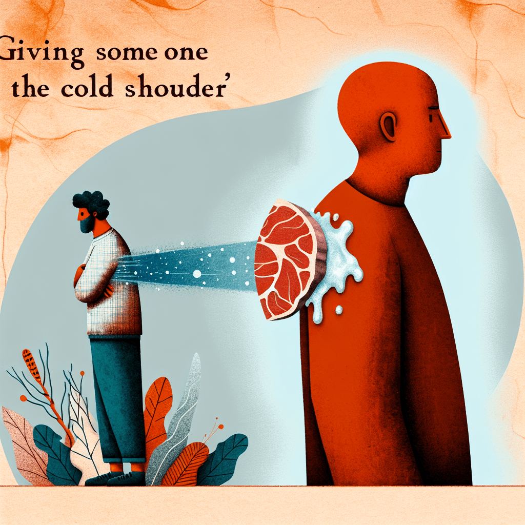 What does giving someone the cold shoulder have to do with meat?