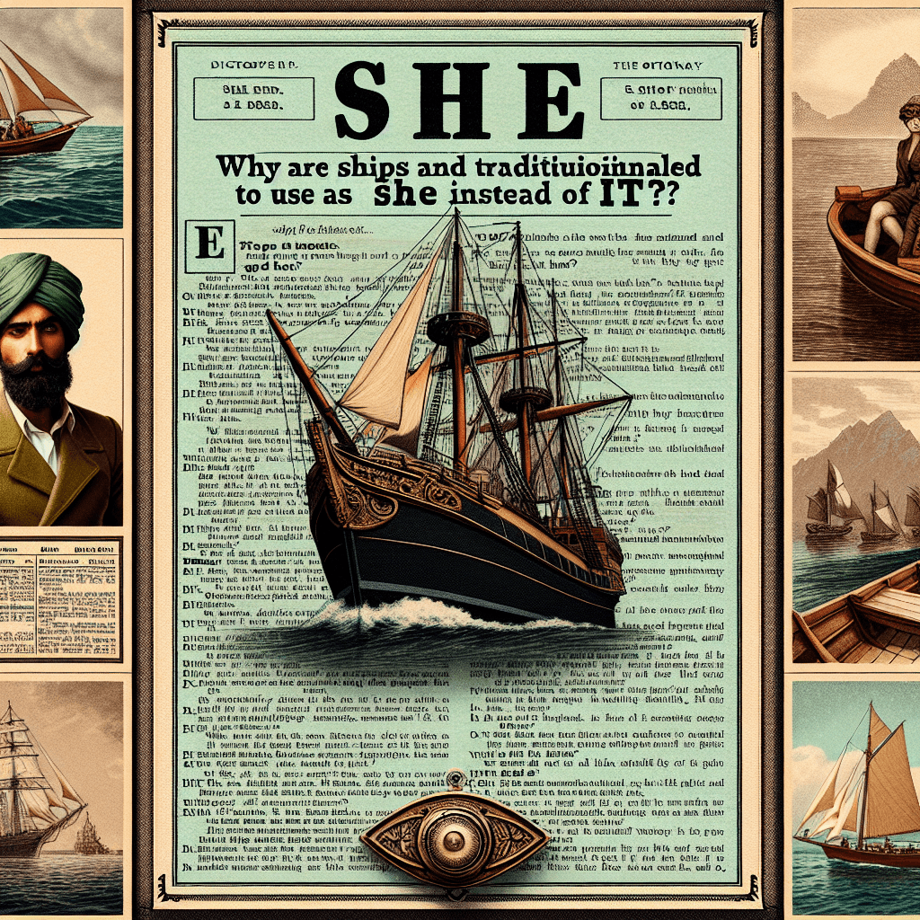 Why are ships and boats traditionally referred to as she instead of it?
