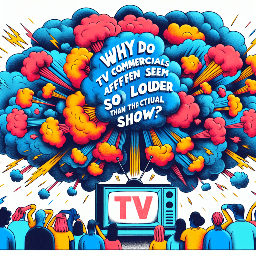 Why do TV commercials often seem so much louder than the actual show?