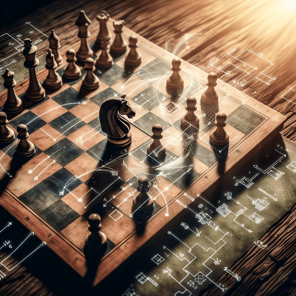 Why does the knight in chess move in a peculiar L-shape?