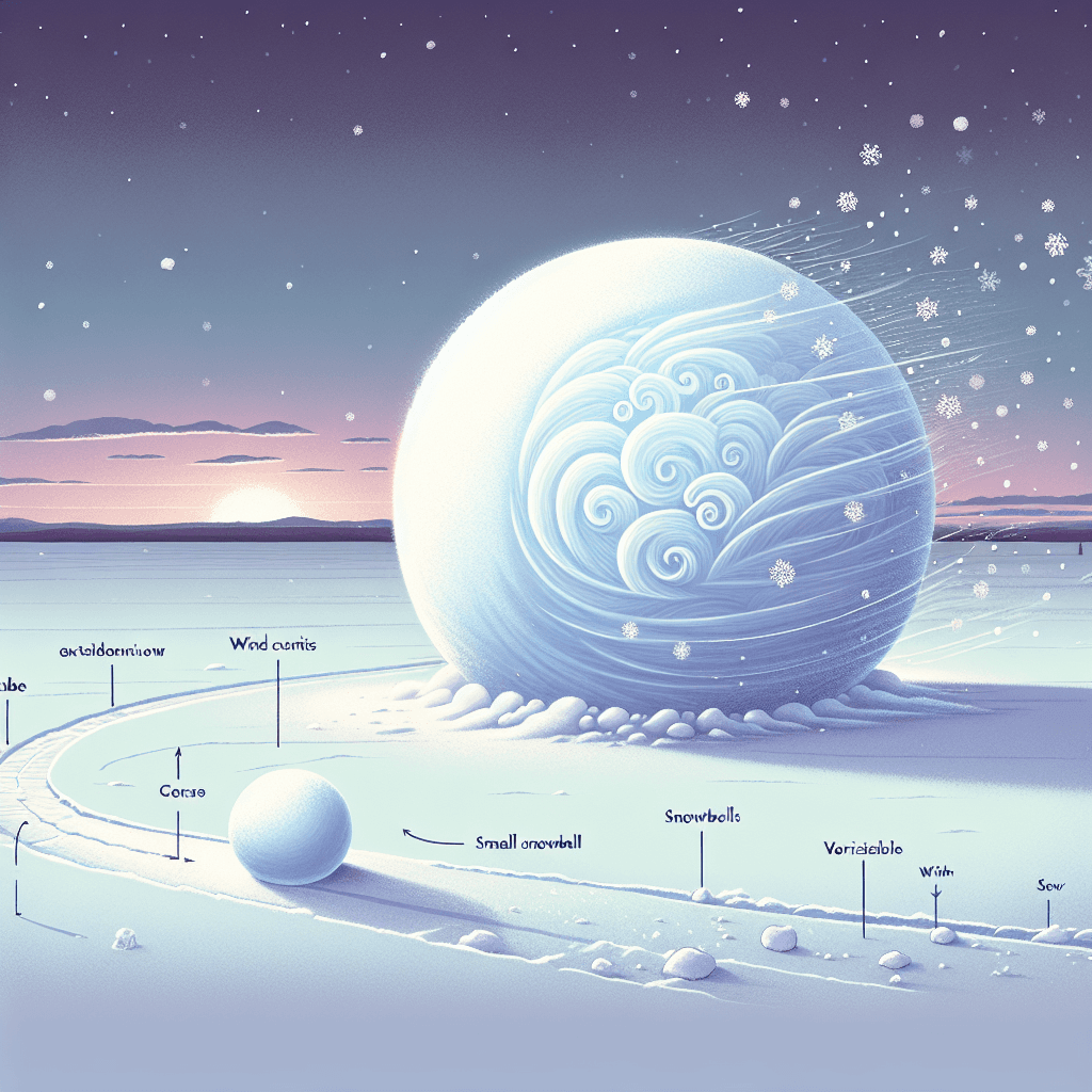 Why does the wind sometimes roll giant snowballs all by itself?