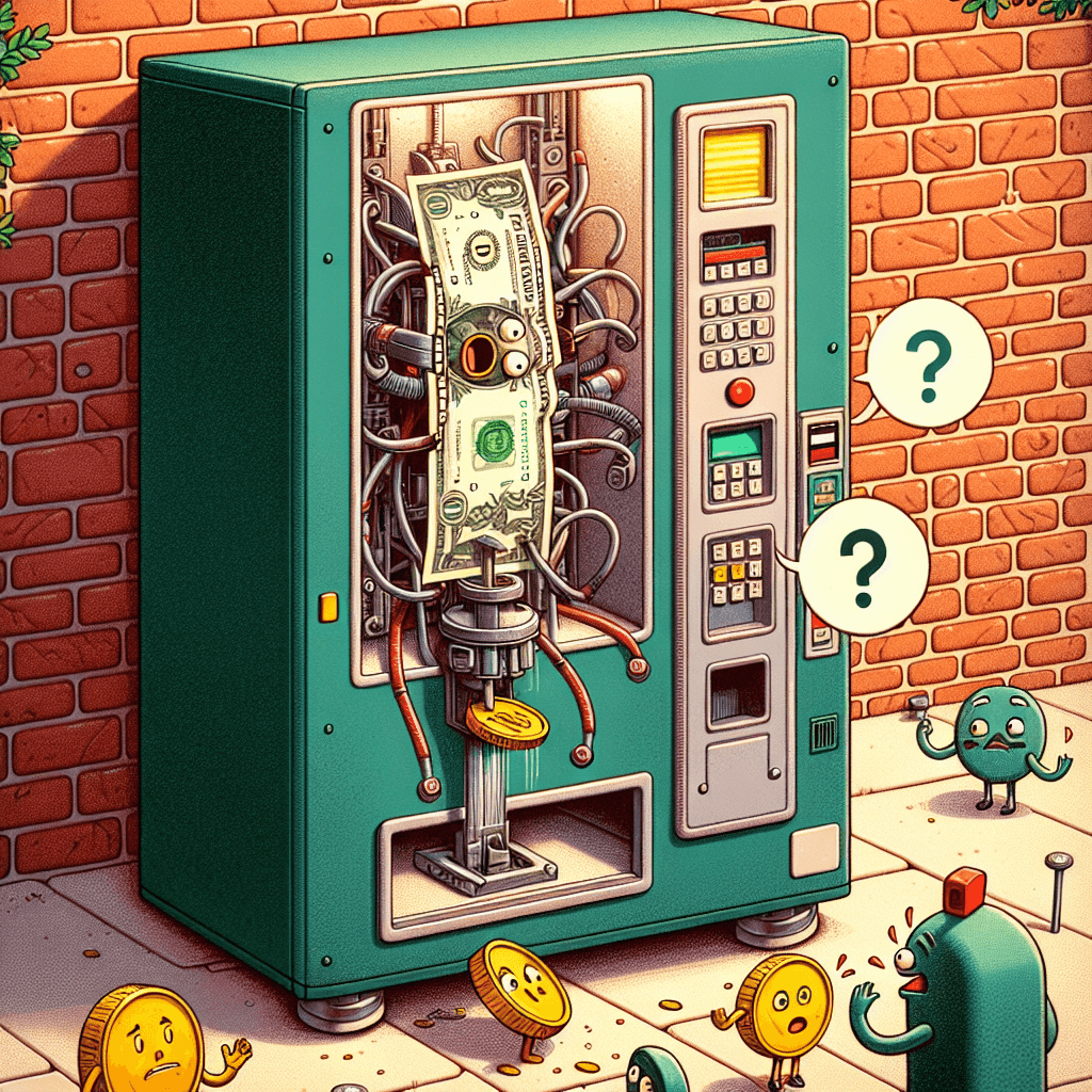 What makes a vending machine spit out a perfectly good dollar bill?